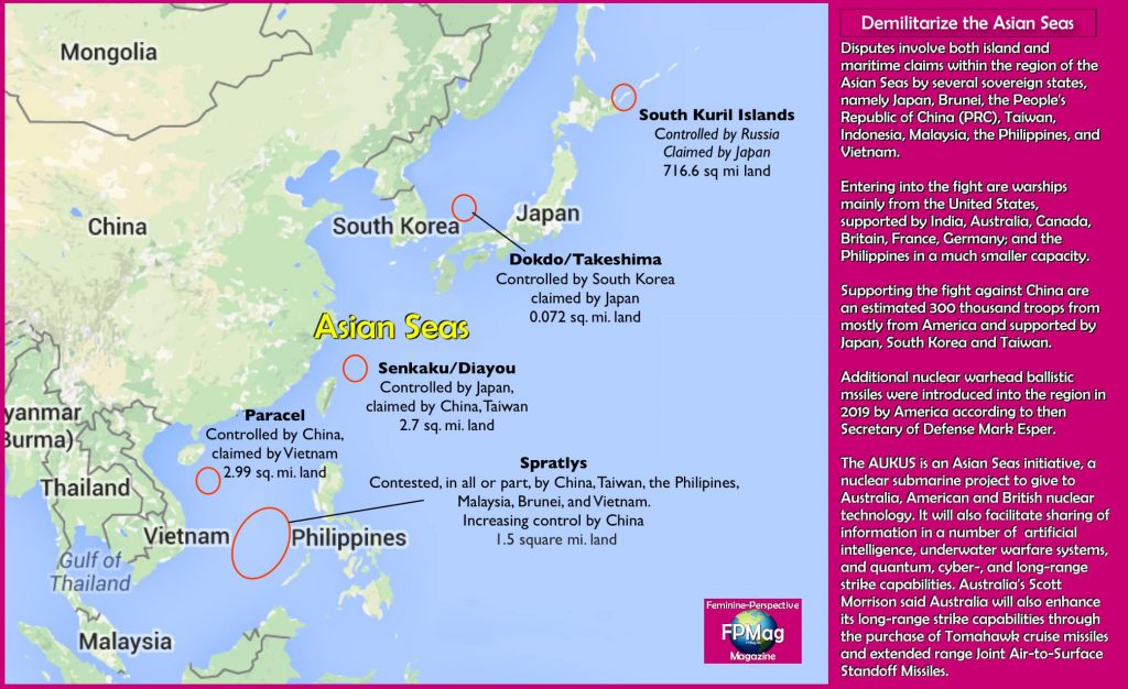Asian Seas in dispute